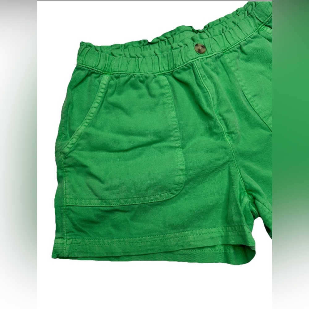 Girls Shorts Elastic Waist Band Kids Size Xl Summer Vibe Green - Picture 4 of 11